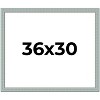 PosterPalooza | Refined Blue Picture Frame - UV Acrylic, Backing Board, Hanging Hardware Included - 2 of 4