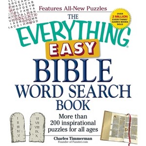 The Everything Easy Bible Word Search Book - (Everything(r)) by  Charles Timmerman (Paperback) - 1 of 1