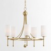 Quorum Lighting Lee Boulevard 5 - Light Chandelier in  Aged Brass - 2 of 4