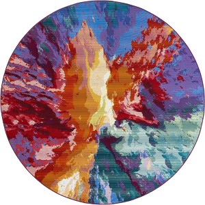 Unique Loom    Outdoor Modern Monteverde Area Rug - 1 of 4