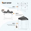 EAGLE PEAK 5x5ft Easy Setup Pop Up Canopy Folding Tent Sun Shelter UV50+ - 2 of 4