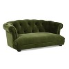 XIYUYEU Dog Bed Anti-Slip Pet Bed for 36.5" Medium Dogs Velvet Comfy Dog Couch Durable Dog Sofa Bed, Olive Green - 3 of 4
