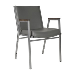 Flash Furniture HERCULES Series Heavy Duty Stack Chair with Arms - 1 of 4