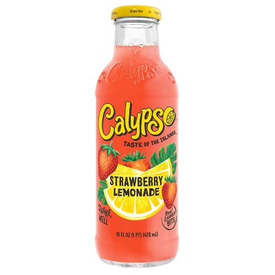 Calypso Strawberry Lemonade - 16 fl oz Glass Bottle