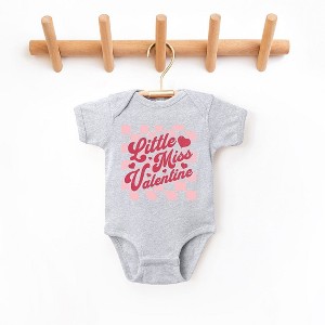 The Juniper Shop Checkered Little Miss Valentine Baby Bodysuit - 1 of 2