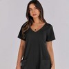 LEVEN SIXTEEN Women'S V-Neck Loose-Fit Romper - 3 of 3