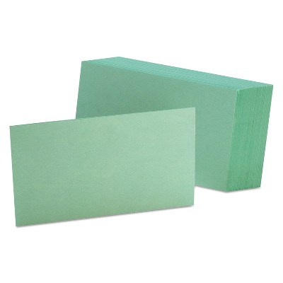 Oxford 4 x 6 Index Cards, Blank, Blue, 100/Pack (7420BLU)