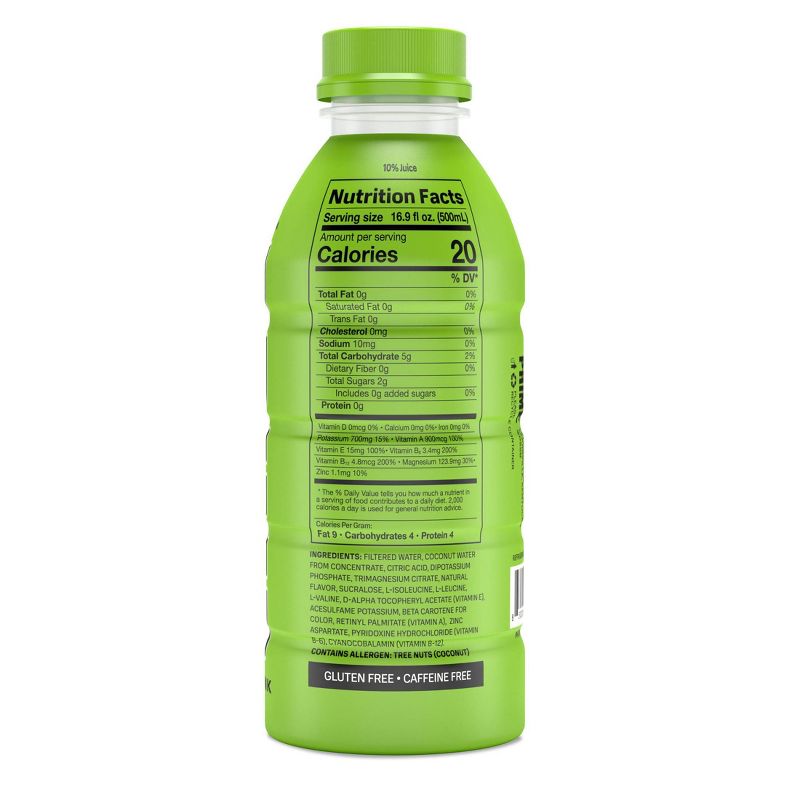 Prime Hydration Lemon Lime Sports Drink - 16.9 fl oz Bottle, 4 of 8