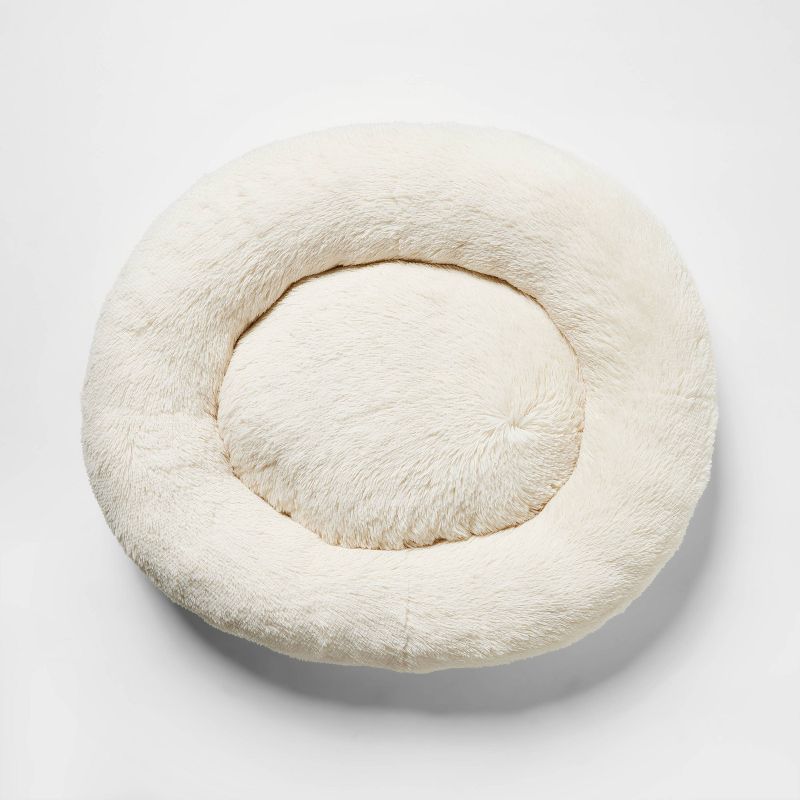 Donut Bolster Dog Bed - Boots &#38; Barkley&#8482; - Cream - XL, 3 of 5