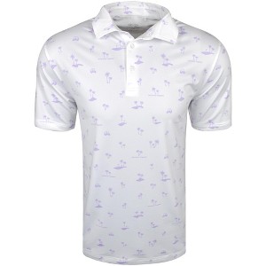 Snake Eyes Golf Palm Trees Print Polo - 1 of 3