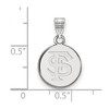 Black Bow Jewelry 14k White Gold Florida State Seminoles NCAA Small Pendant - 2 of 3