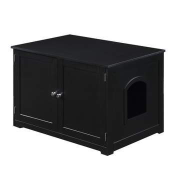 Merry Products Kitty Litter Loo Bench Cat Litter - Black