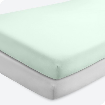 Fitted Crib Sheet - Hydro-Brushed Microfiber by Bare Home