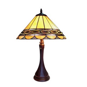 Chloe Lighting Gisele Tiffany-style 2 Light Baroque Table Lamp 16" Shade - 1 of 3