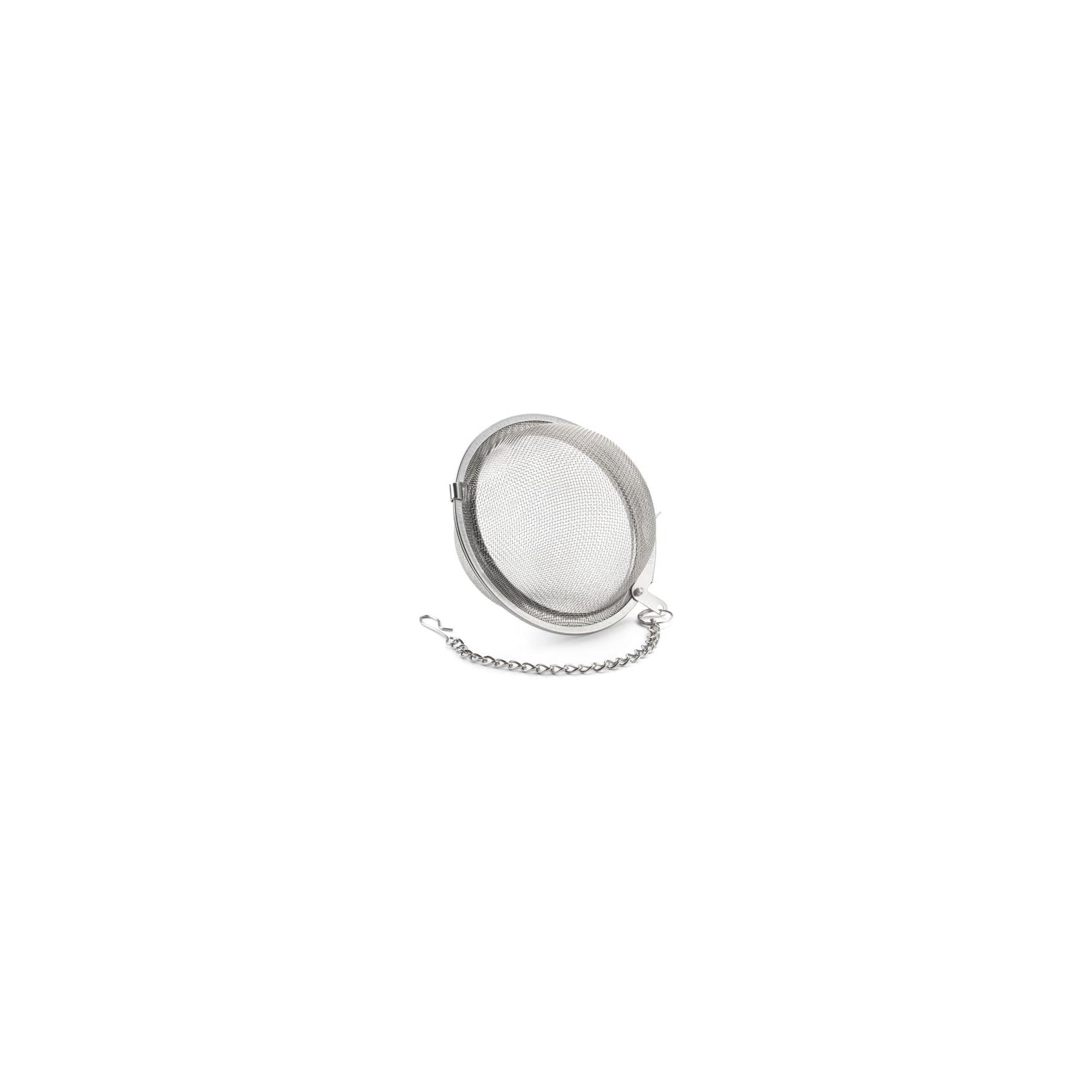 Gourmanity Stainless Steel Loose Tea Infuser Strainer Ball, Silver