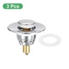 Unique Bargains Stainless Steel Anti-Backflow Kitchen with Protective Cover Drain Stoppers - 3 of 4