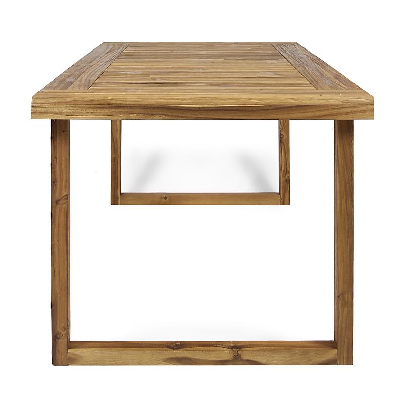 Nestor Rectangle Acacia Dining Table - Natural - Christopher Knight Home, 5 of 6
