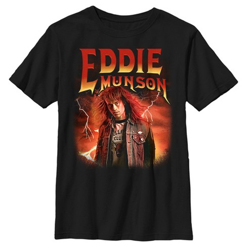 Boy's Stranger Things Eddie Munson Metalhead T-shirt : Target