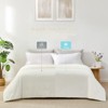 Cozy Bliss Seersucker Cooling Comforter – Lightweight Blanket Breathable & Soft Summer Bedding for Hot Sleepers - 4 of 4