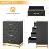 Dresser for Bedroom , TV Stand Dressers Chest of Drawers for Living Room Hallway Entryway - 3 of 4