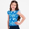 Calypsa Girl's Flutter Sleeve UPF 50+ Chloe Swim Top - 3 of 3