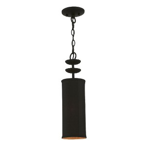 Livex Lighting Winchester 1 - Light Pendant in  Black - 1 of 1