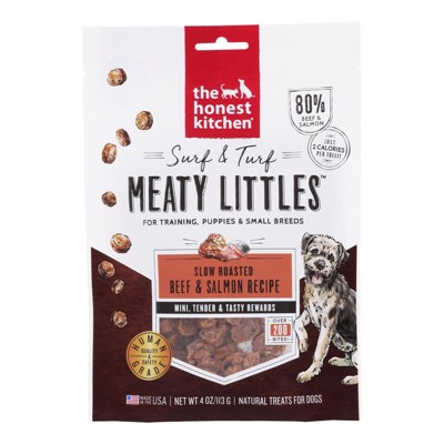 The Honest Kitchen Surf & Turf Meaty Littles: Beef & Salmon Recipe - Case of 6 - 4 oz