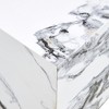 GlasFlength Coffee Tables, Chic and Versatile, Modern and Classic Designs for Every Home, Suitable for Living Room, White,15.75”*15.75”*15.75" - 2 of 4