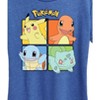 Women's - Pokémon - Pikachu Charmander Bulbasaur Squirtle Square Short Sleeve Graphic T-Shirt - 2 of 4