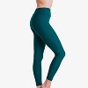 Calypsa Women's Plus Size Chlorine Resistant Long Swim Leggings - 3 of 4