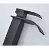 LunaLulink Waterfall Spout Bathroom Sink Single Handle Faucet with Pop-Up Drain - 4 of 4