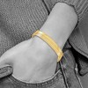 Black Bow Jewelry 10mm 14k Yellow Gold Solid Herringbone Chain Bracelet - 2 of 4