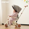 7-in-1 Foldable Toddler Tricycle with Adjustable Parent Handle, Removable Pedal, Canopy & Guardrail, Trike for Kids 12-72 Months - Merax - 2 of 4