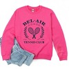 Simply Sage Market Women's Graphic Sweatshirt Bel Air Tennis Club - 3 of 4