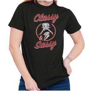 Betty Boop Sassy Classy Adorable Womens Graphic T Shirt Tees Brisco Brands - 1 of 1