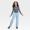 Girls' Long Sleeve Ribbed Seamless T-Shirt - art class™ - 3 of 3