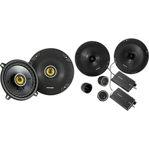 Kicker 46CSS674 CS-Series CSS67 6.75-Inch (165mm) Component System with .75-inch tweeters w/ 46CSC54 5.25" Coaxial Bundle - 1 of 4
