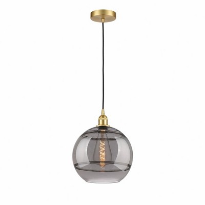 Rochester - 1 Light Cord Hung Mini Pendant In Industrial Style-13.38 Inches Tall and 12 Inches Wide