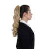 Alilang Claw Clip Ponytail Extensions for Women 23 Inch Long Wavy Fluffy Synthetic Ponytail Hairpiece - 3 of 4