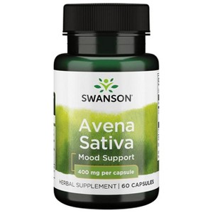 Swanson Avena Sativa 400 mg 60 Caps. - 1 of 2