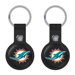 Keyscaper NFL AFC Teams Insignia Black Airtag Holder 2-Pack - 1 of 4