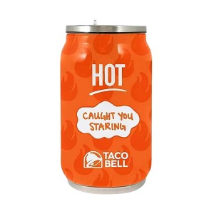 Just Funky Taco Bell Hot Sauce "Caught You Staring" 9oz Travel Can - 1 of 3