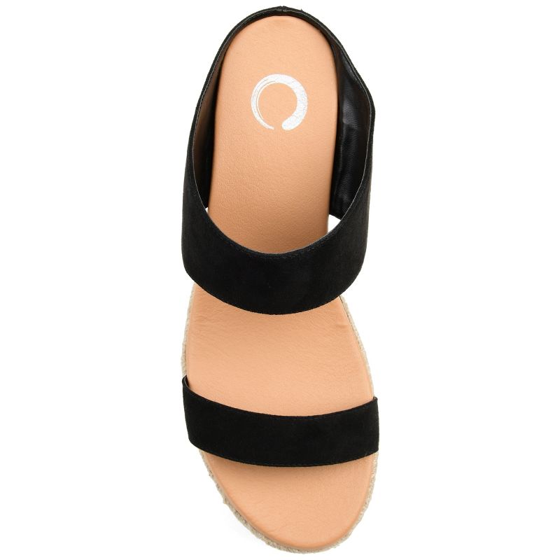 Journee Collection Womens Alissa Tru Comfort Foam Wedge Heel Espadrille Sandals, 5 of 12