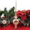 Tree Topper Finial 11.0" Floral Reflector Finial Tree Topper Christmas  -  Tree Toppers - image 3 of 3