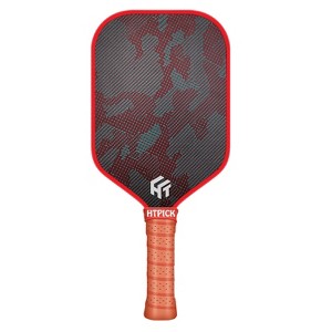 AENKYO 16.5 Inch Pickleball Paddle - Cold Pressed Kevlar Face, USAPA Approved, Carbon Fiber Racquet, Red & Blue - 1 of 4