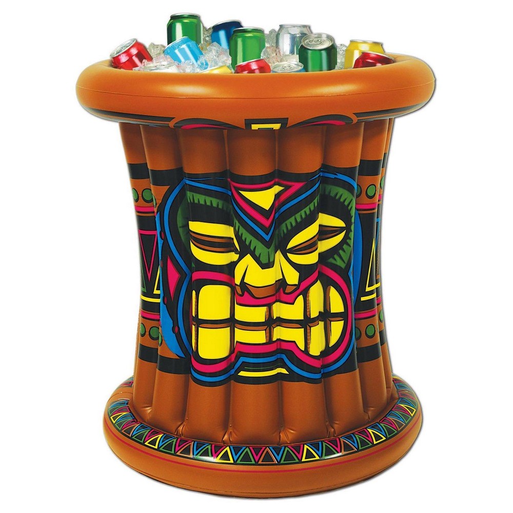 UPC 034689502579 product image for Inflatable Tiki Cooler, Coolers | upcitemdb.com