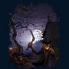 Men's Design By Humans Evil Pumpkins By chriskar T-Shirt - 2 of 4