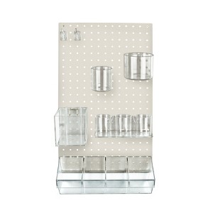 Azar Displays 12-Piece Pegboard Wall Organizer Kit - 1 of 4