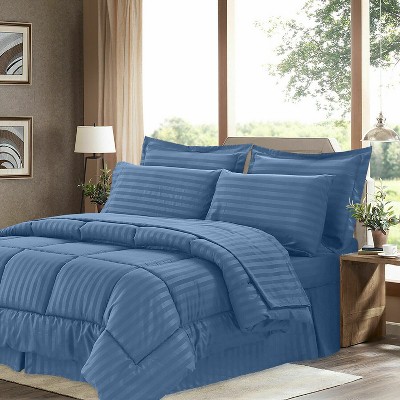 GoodGram 8 Pc Hotel Down Alternative Bed in a Bag Comforter Set