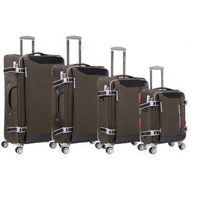 Coolife Softside Upright Luggage Set , Lightweight,4-Piece (20//24/28/32)